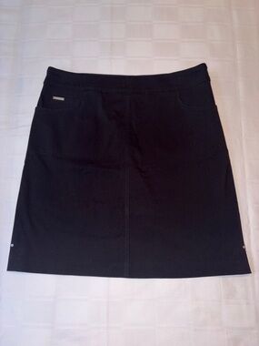 Renuar Black A-Line Skirt